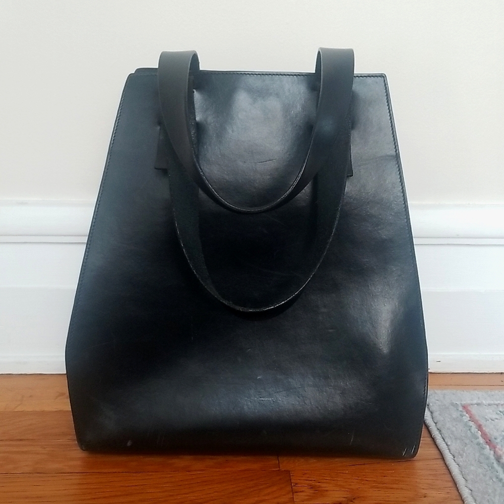 & Other Stories Black Leather Bag